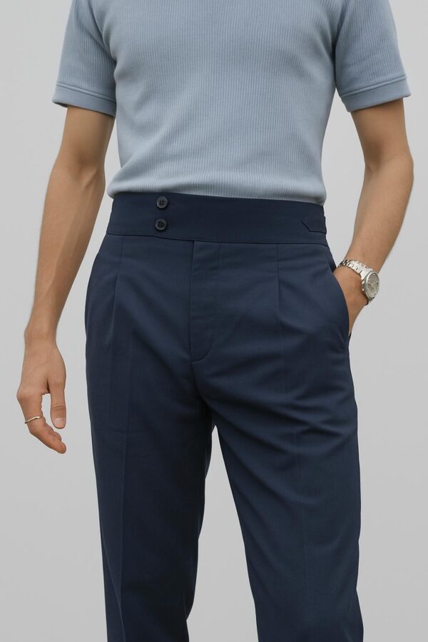 Navy Blue Gurkha Pants - Image 2